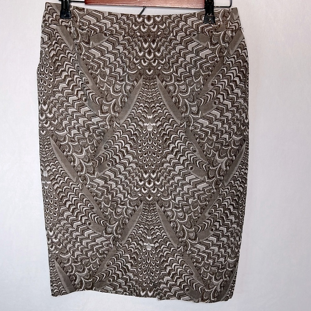 Vintage Escada silk pencil skirt